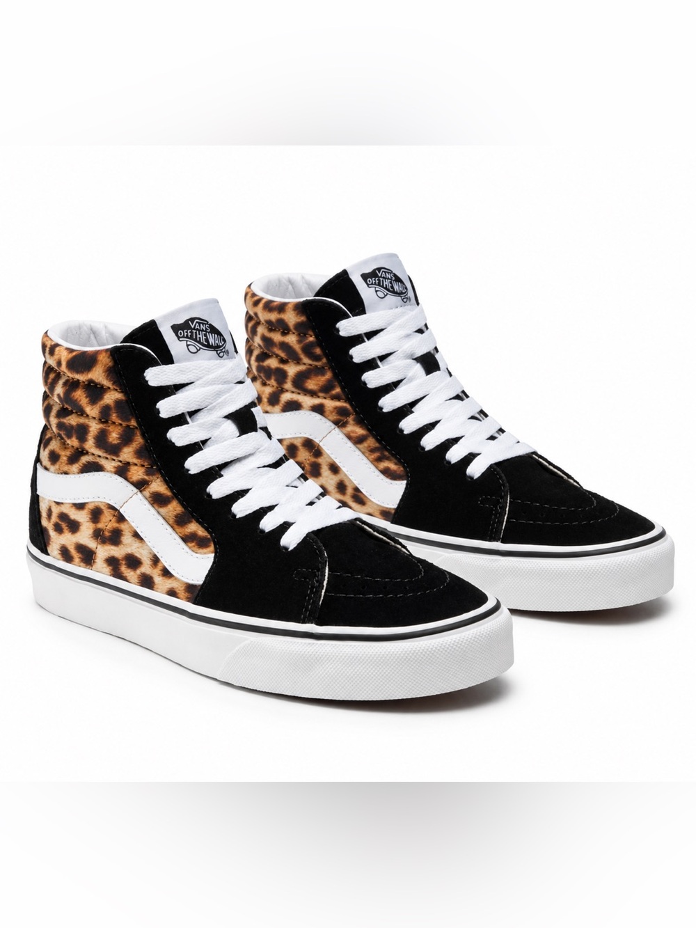 Vans Sk8-Hi Leopard Black/True White High-Top Sneakers